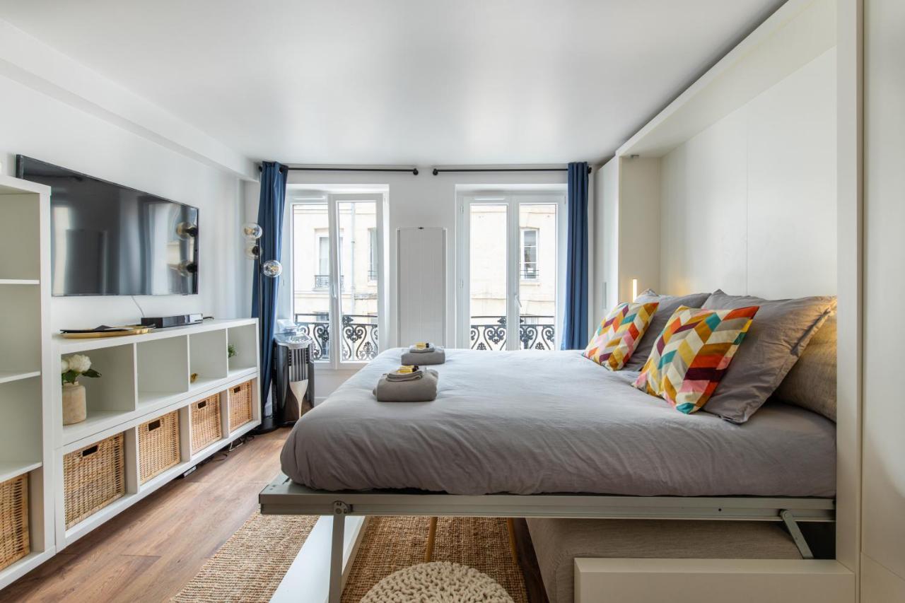 Super Central - Sentier Studio - Air Conditioning Paris Bagian luar foto